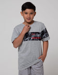 Nevada Abstract Cut Kaos Anak Laki-laki