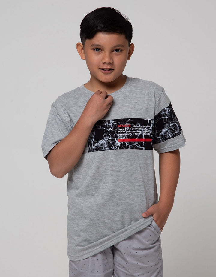 Nevada Abstract Cut Kaos Anak Laki-laki