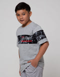 Nevada Abstract Cut Kaos Anak Laki-laki