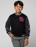 Nevada Jaket Bomber Raglan Patch Anak Laki-laki