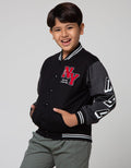Nevada Jaket Bomber Raglan Patch Anak Laki-laki