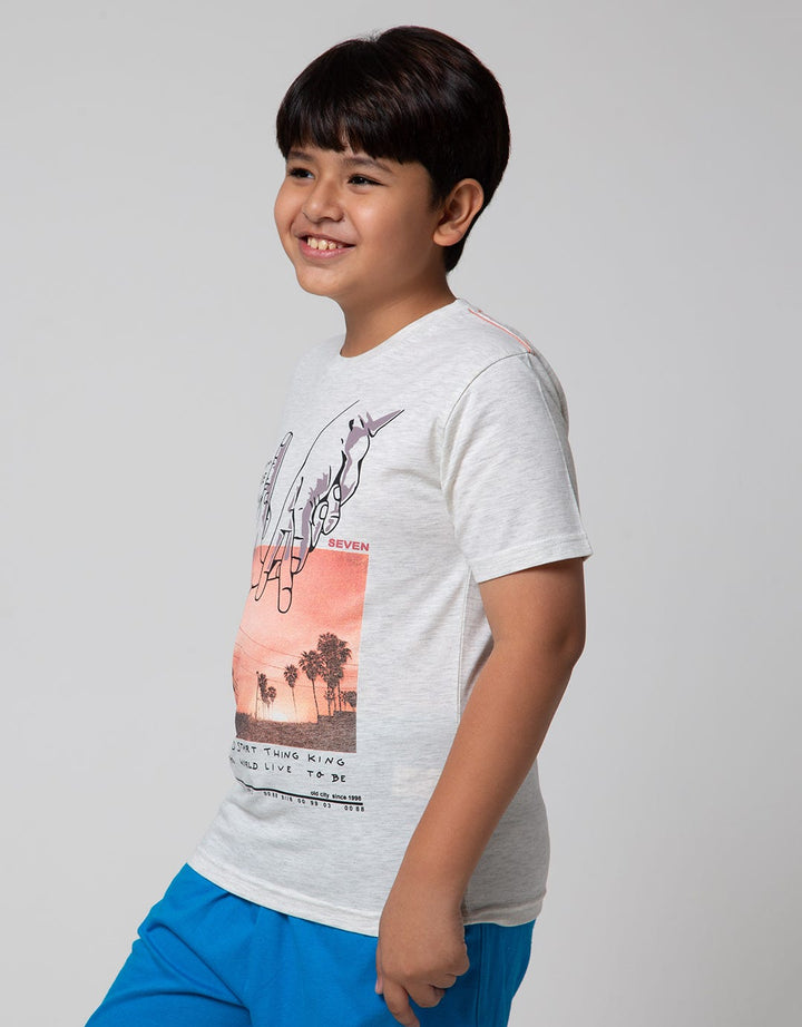 Nevada Short Sleeve T-Shirt Print Cool Big Hand
