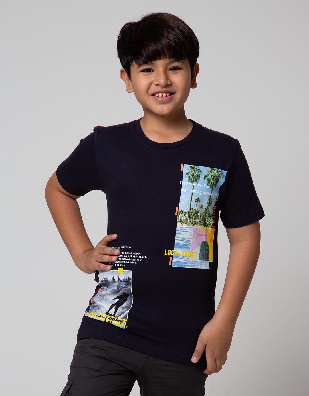Nevada Short Sleeve T-Shirt Print Foto Summer