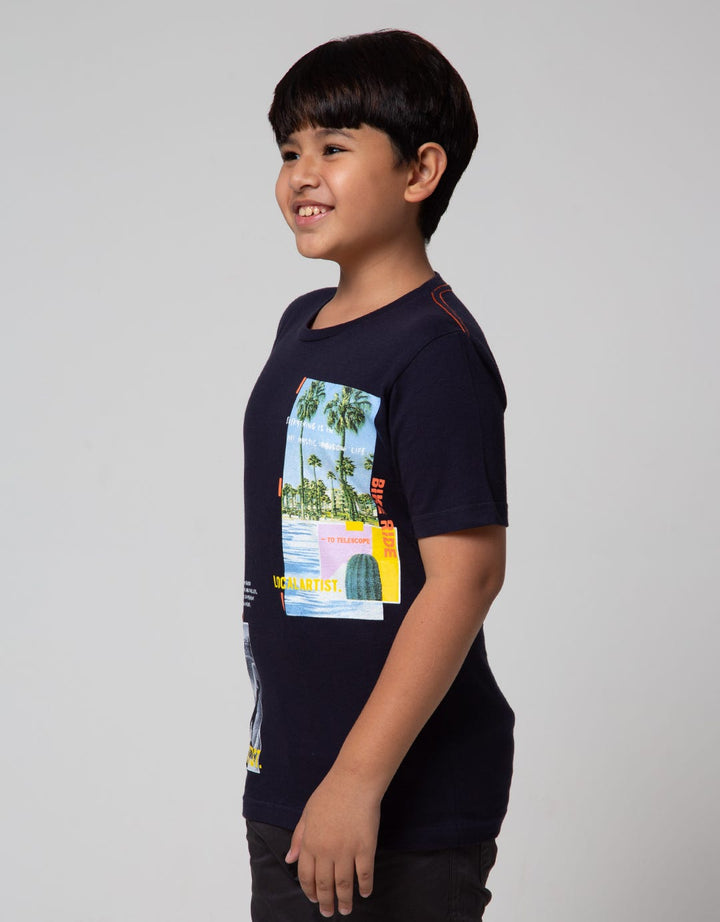 Nevada Short Sleeve T-Shirt Print Foto Summer