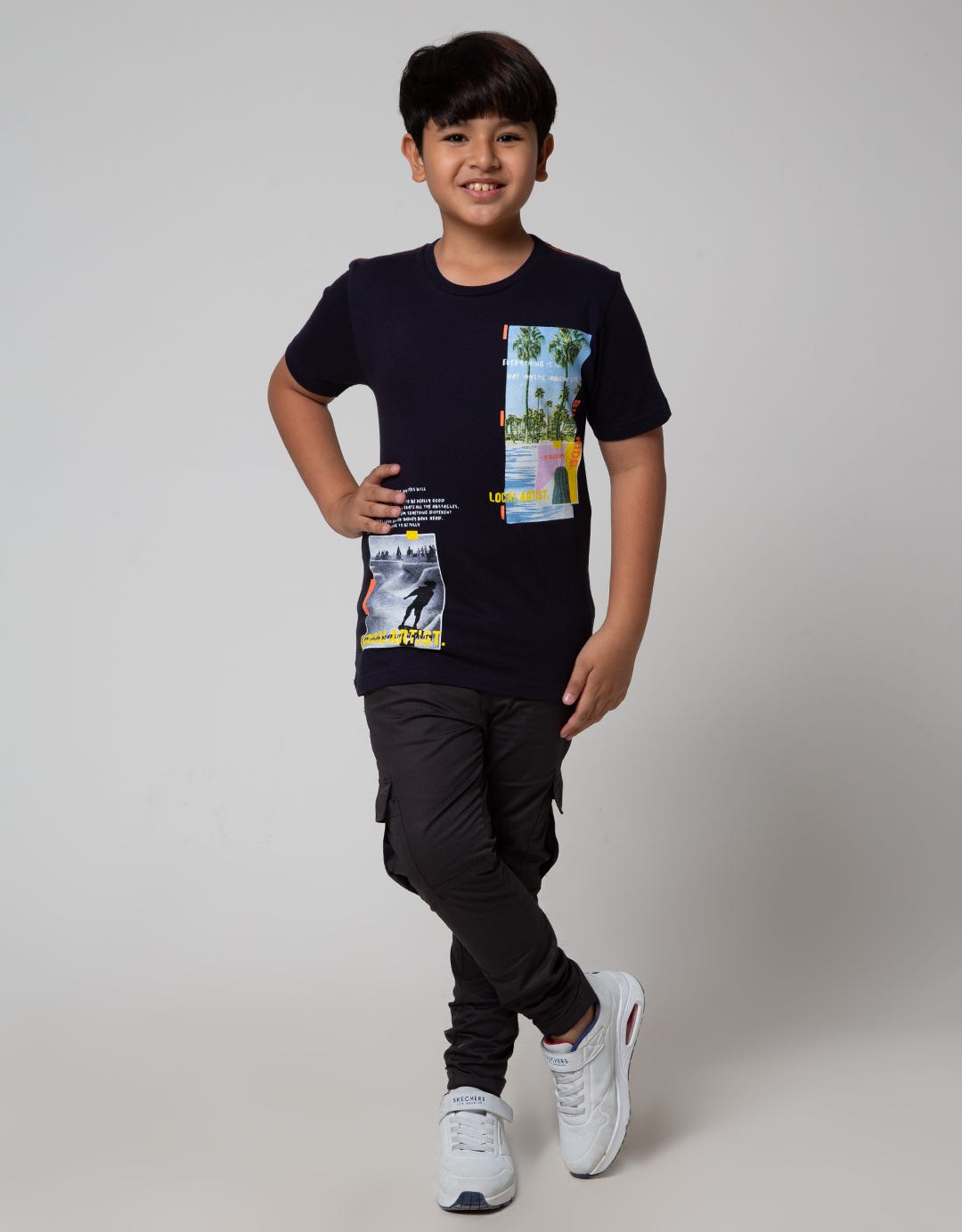 Nevada Short Sleeve T-Shirt Print Foto Summer