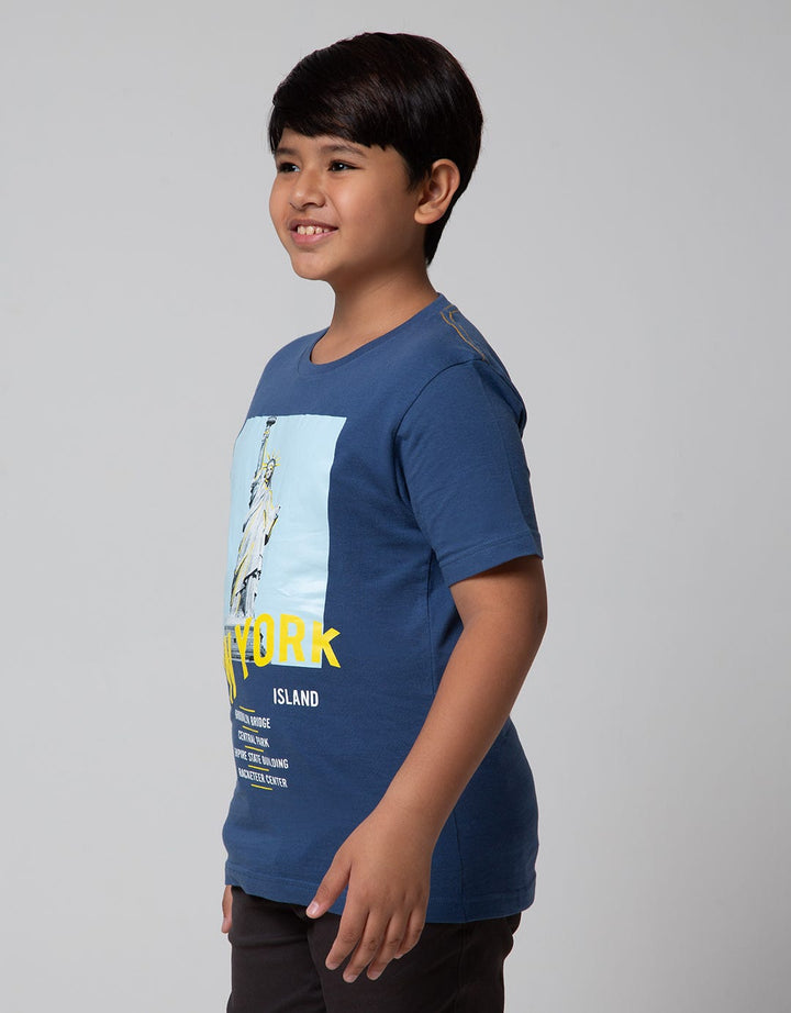 Nevada Short Sleeve T-Shirt Print Foto Liberty