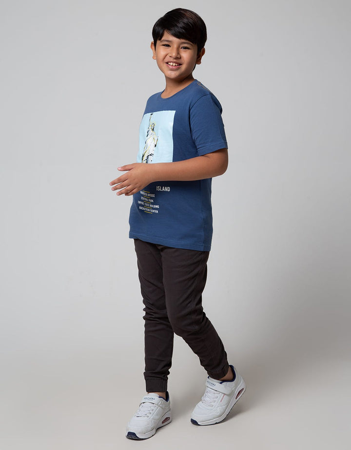 Nevada Short Sleeve T-Shirt Print Foto Liberty