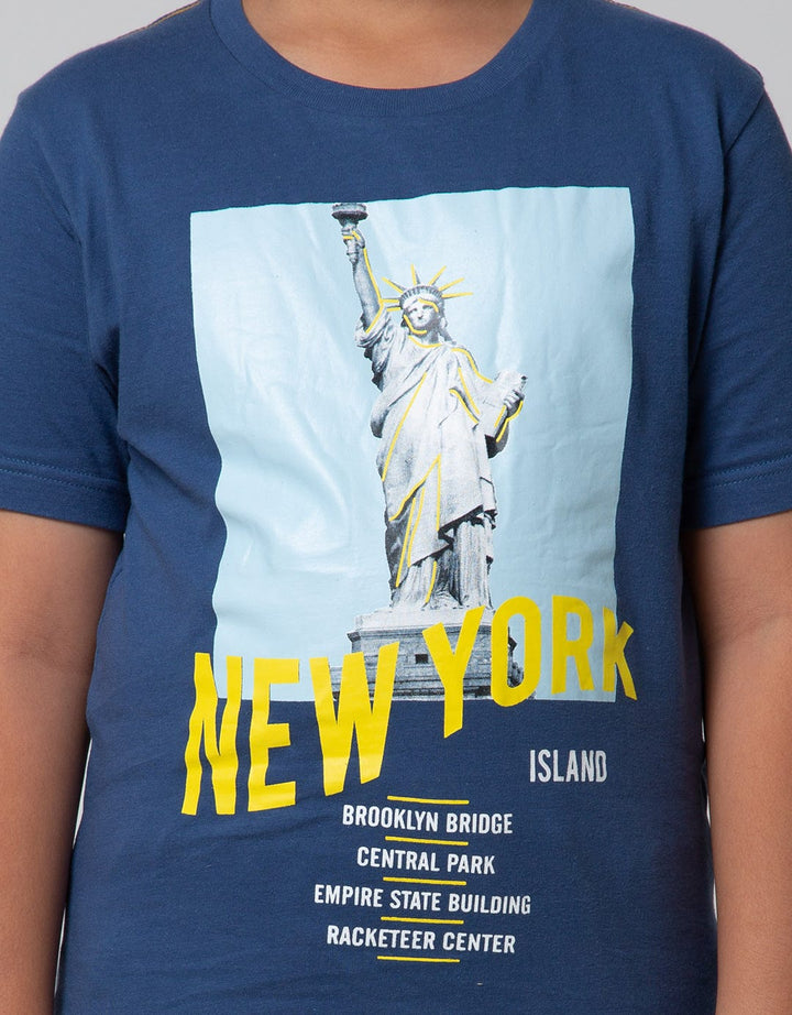 Nevada Short Sleeve T-Shirt Print Foto Liberty