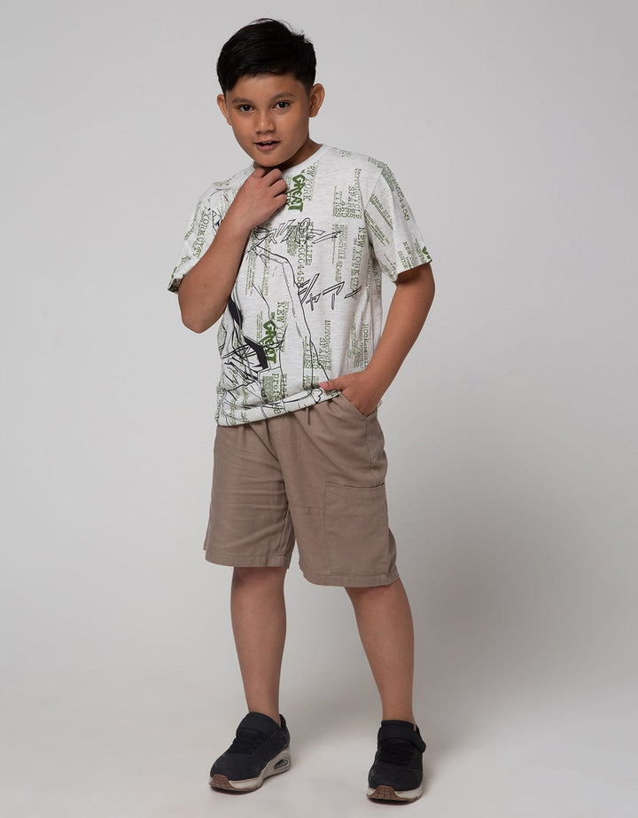 Nevada Short Sleeve T-Shirtprint Newspaper Anime