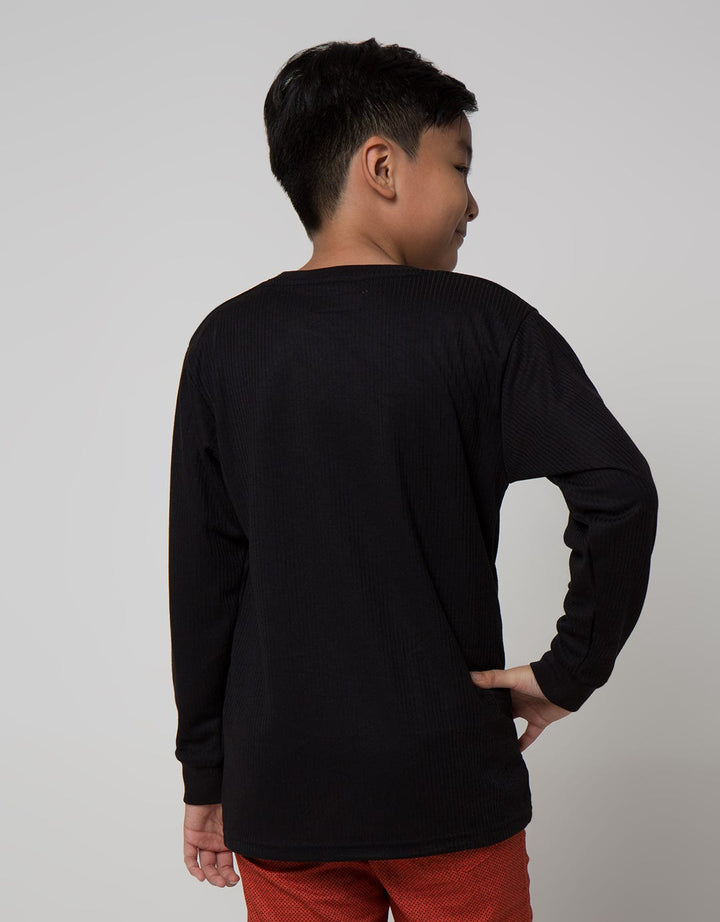 Nevada Long Sleeve T-Shirt Textured Stripe Solid