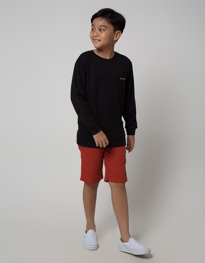 Nevada Long Sleeve T-Shirt Textured Stripe Solid