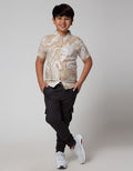 Nevada Rayon Abstract Kemeja Anak Laki-laki