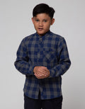 Nevada Flanel Checks Kemeja Anak Laki-laki