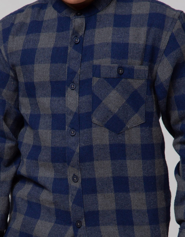 Nevada Flanel Checks Kemeja Anak Laki-laki