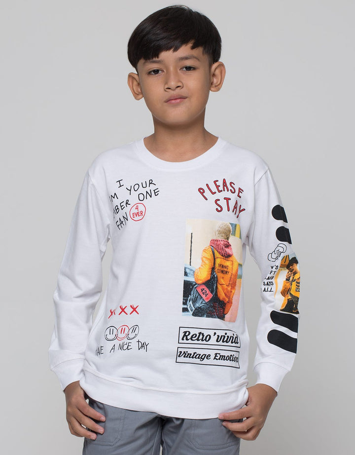 Nevada Boy Please Sweater Anak Laki-Laki