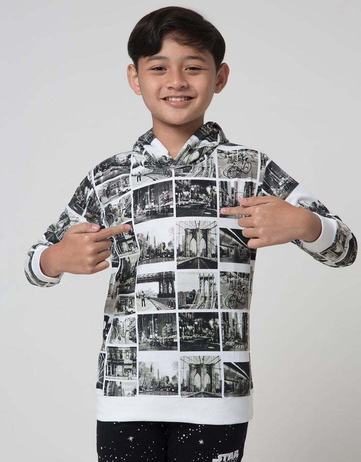 Nevada Hoodie Photo Sweater Anak Laki-laki