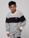 Nevada Sweater Non Hoodie Textured Melange Oversized Rubber