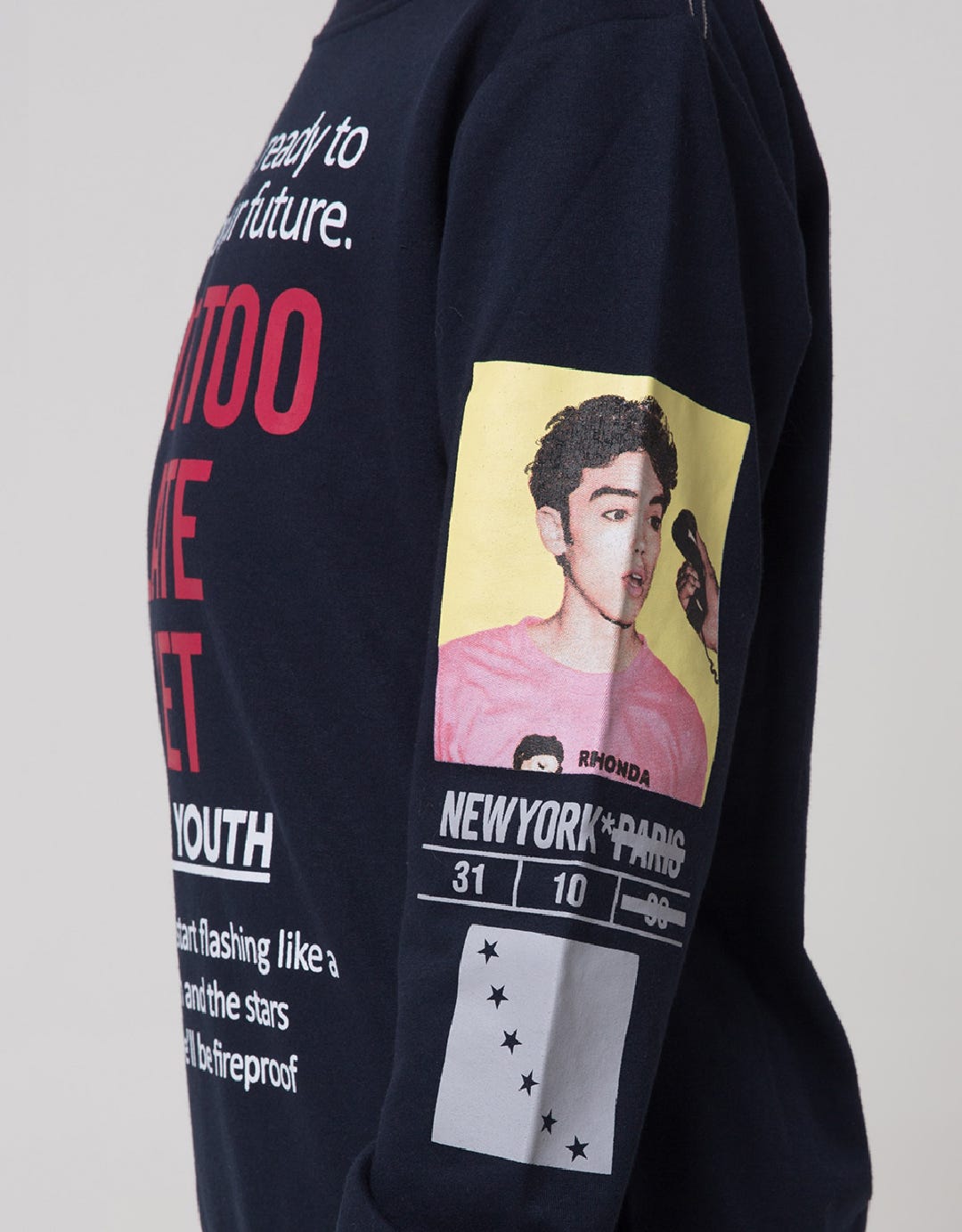 Nevada Non Hoodie Photo Print Sweater