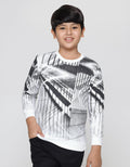 Nevada Print Abstract Sweater Anak Laki-laki