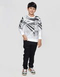 Nevada Print Abstract Sweater Anak Laki-laki
