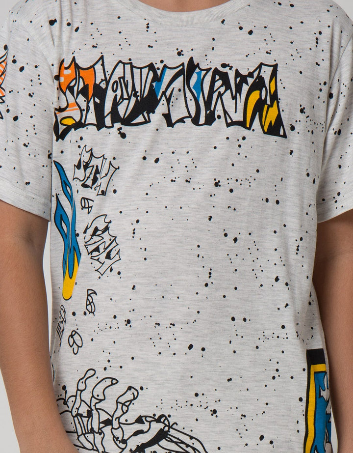 Nevada Short Sleeve T-Shirt Fullprint Splash Sun