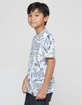 Nevada Kaos Lengan Pendek Anak Laki-laki Print Hand Graffiti