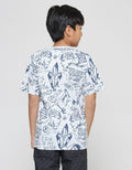 Nevada Kaos Lengan Pendek Anak Laki-laki Print Hand Graffiti