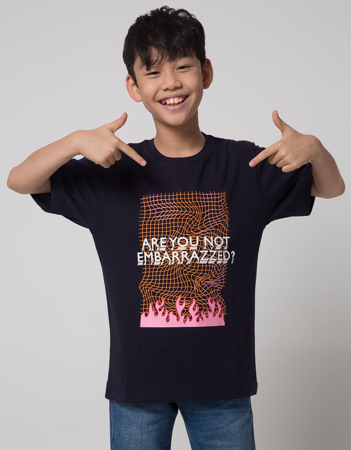 Nevada Short Sleeve T-Shirt Print  Smiley Drip Paint