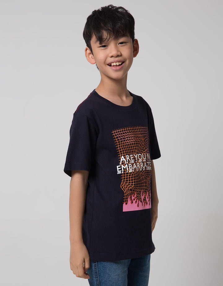 Nevada Short Sleeve T-Shirt Print  Smiley Drip Paint