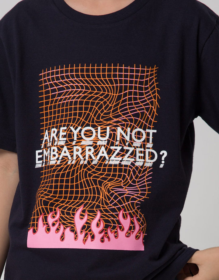 Nevada Short Sleeve T-Shirt Print  Smiley Drip Paint