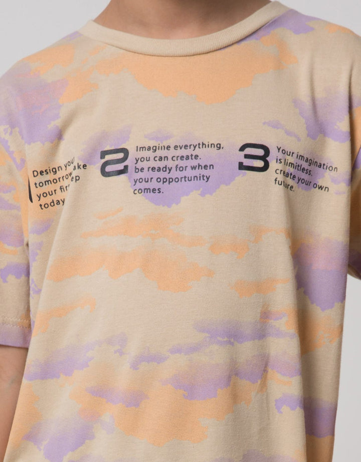 Nevada Short Sleeve T-Shirt Print Abstract