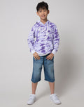 Nevada Sweater Hoodie Print Abstract Marbel