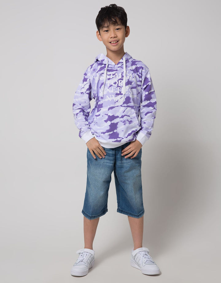 Nevada Sweater Hoodie Print Abstract Marbel