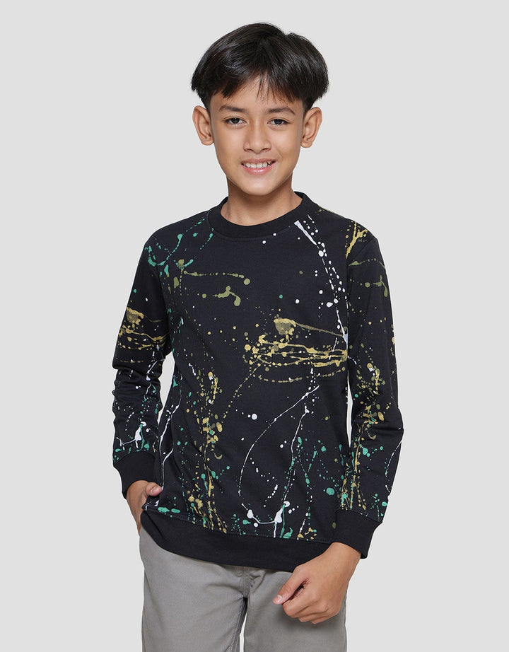 Nevada Colorful Splash Boys Non Hoodie Sweater