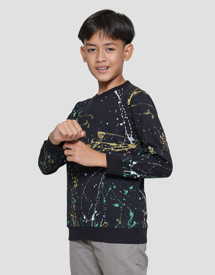 Nevada Colorful Splash Boys Non Hoodie Sweater