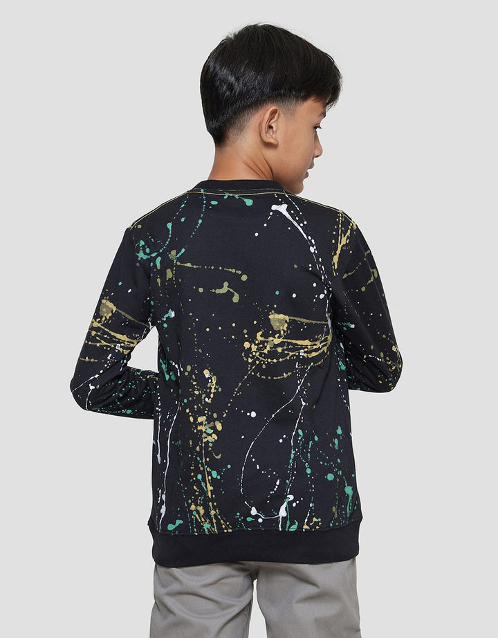 Nevada Colorful Splash Boys Non Hoodie Sweater