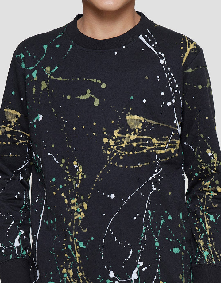 Nevada Colorful Splash Boys Non Hoodie Sweater
