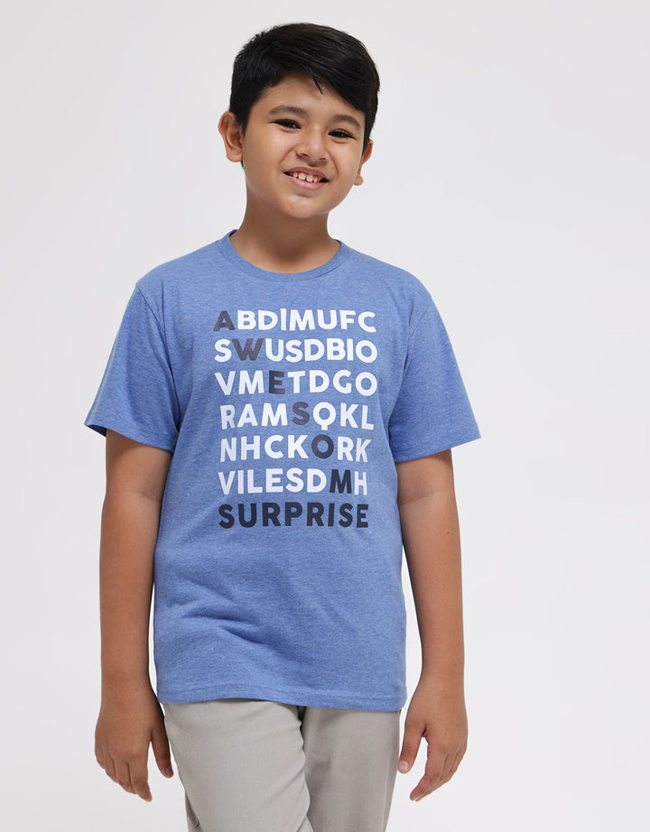 Nevada Alfabet Kaos Anak Laki-laki