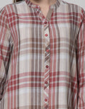 Triset Ladies Dress Plaid Motif