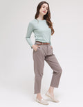 Triset Ladies Long Pants With Belt