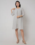 Triset Ladies Layer Look Motif Flower Dress