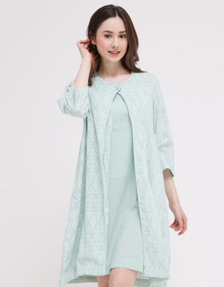 Triset Ladies Layer Motif Dress