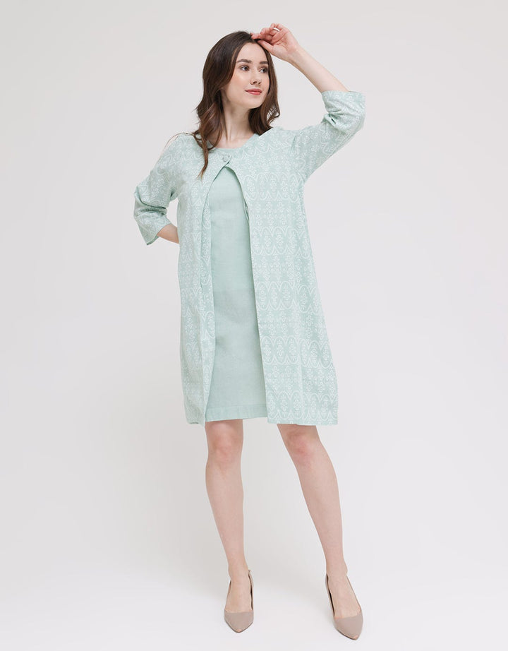 Triset Ladies Layer Motif Dress