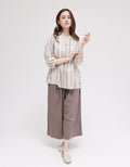 Triset Ladies Lad Stripe Blouse Wanita