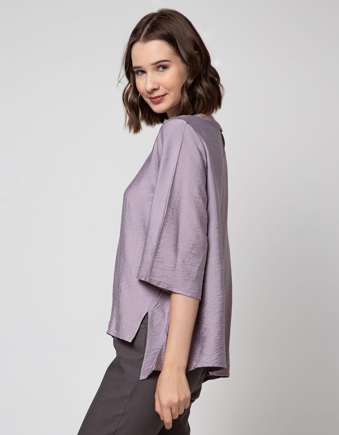 St. Yves Short Sleeve Blouse Linen Polo