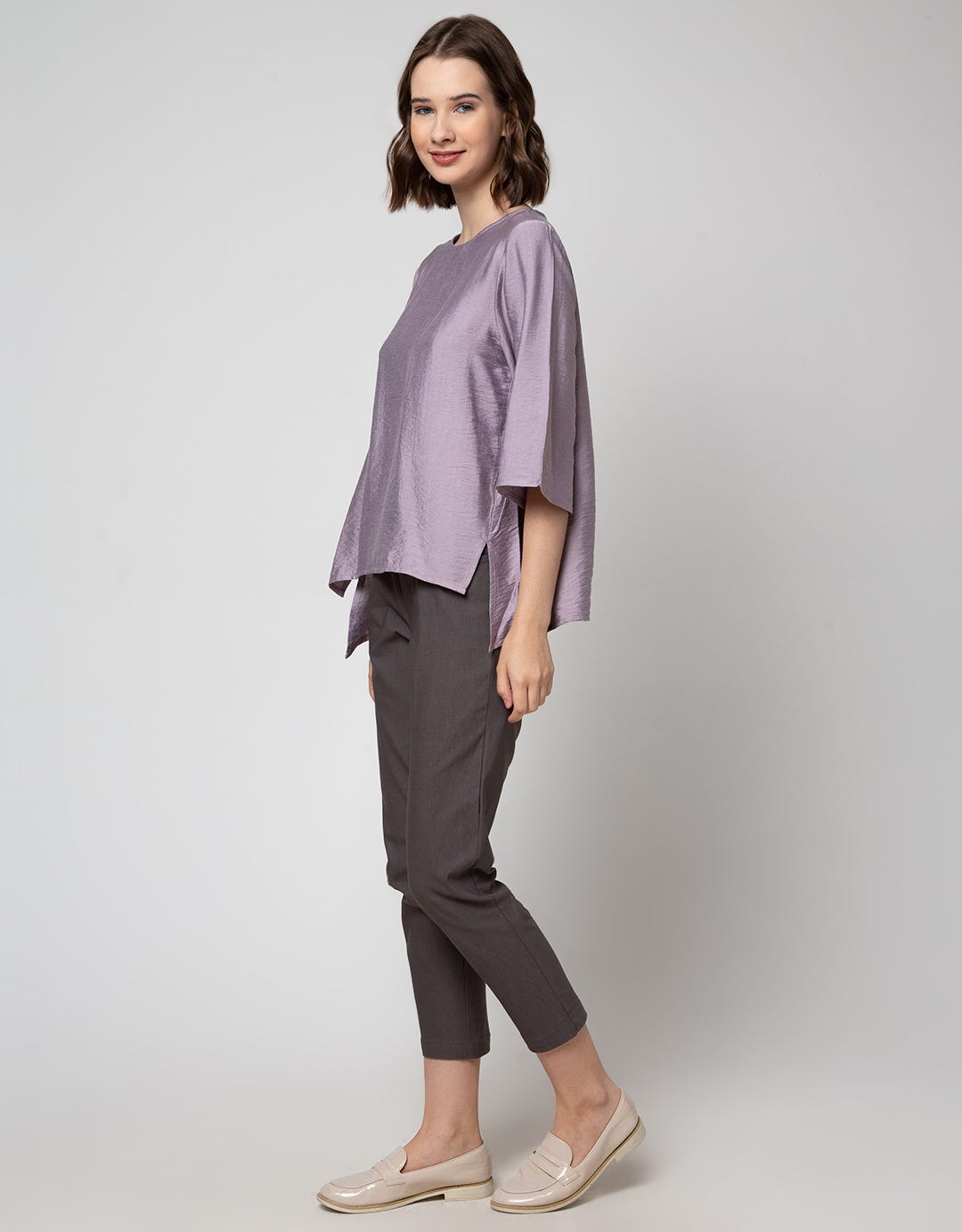 St. Yves Short Sleeve Blouse Linen Polo