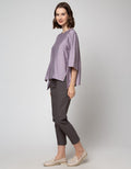 St. Yves Short Sleeve Blouse Linen Polo