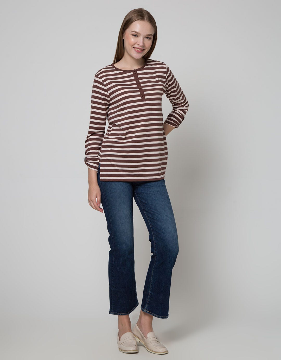 Triset Casual Denim Washed Women's Pants