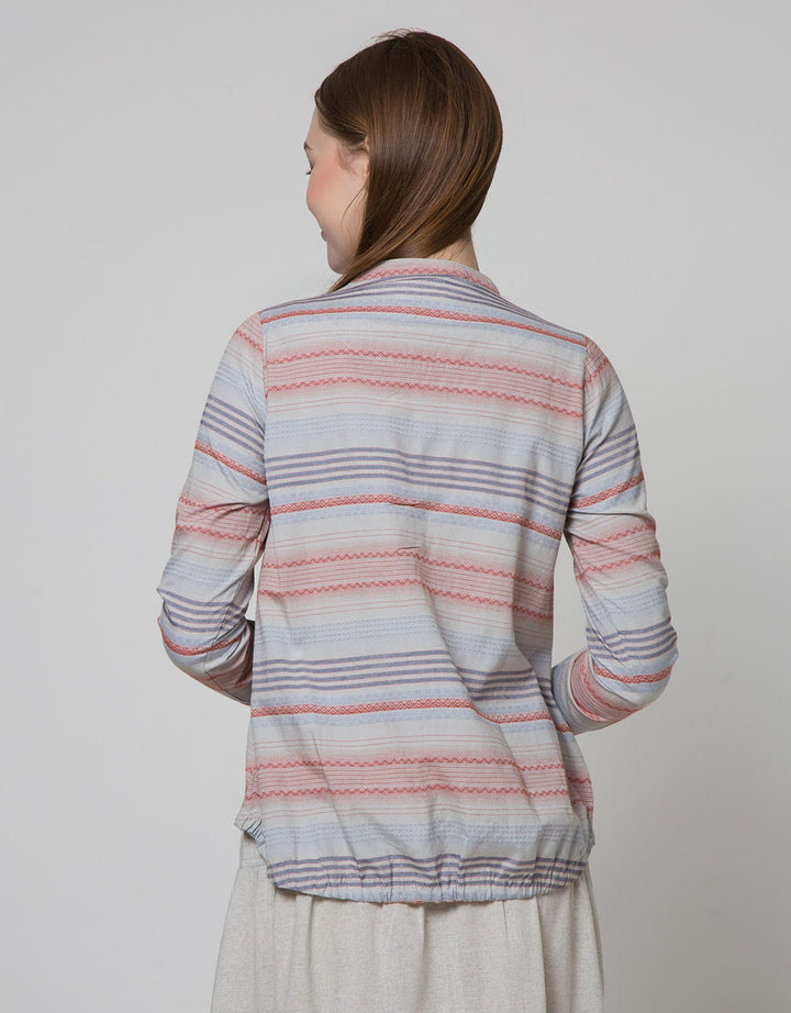 Triset Blouse Stripes Women's Blouse