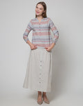 Triset Blouse Stripes Blouse Wanita
